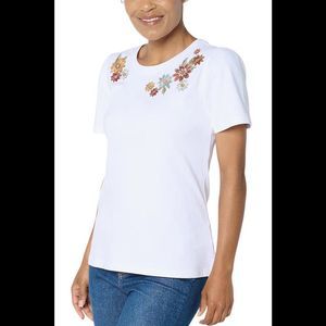 Driftwood Jeans Women's Julie Crew Neck Tee Shirt Spring Neptune - Regular